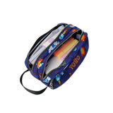 estuche 3 compartimentos totto cohete pixeles