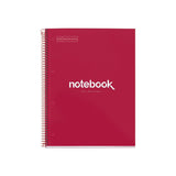 Cuaderno A4 Cuadrícula Rojo Emotions Miquelrius