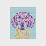 pintar por diamantes terminado layers of dog