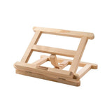 caballete de mesa hecho de madera mira art creation