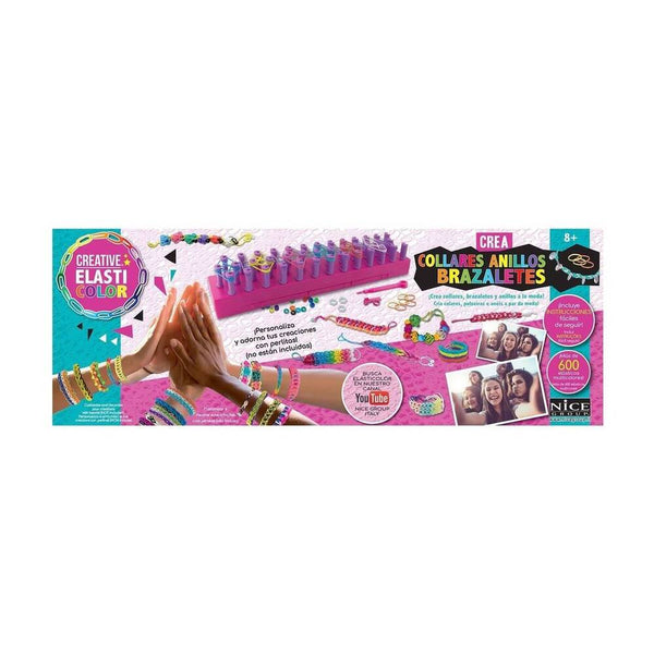 pack completo de +600 gomas para pulseras y bisueria elasticolor