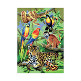 set creativo completo pintar por números diseño jungla royal langnickel