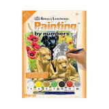 pintar por numeros lienzo cachorros set completo