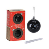 bolas de navidad negras para pintar con rotulador