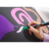 acabados con el rotulador punta de pincel pc-5br posca