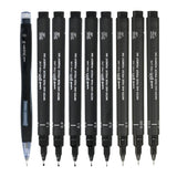 set 8 rotuladores calibrados iniciación al puntillismo