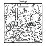cuaderno para colorear comfy days tiktok