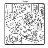 libro para colorear girl moments tiktok