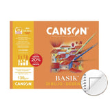 bloc de dibujo canson 24x32 cm hojas con gramaje de 130
