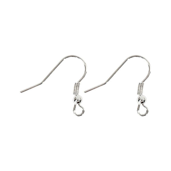 ganchos pendientes personalizados plateados 10 unidades 18 mm