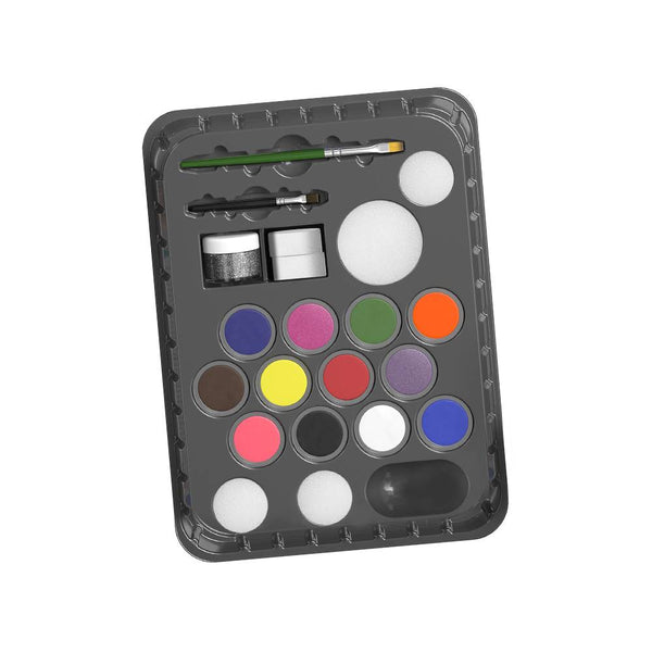 Kit de maquiagem para festa multicolor