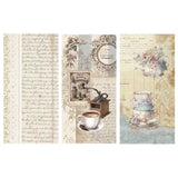 Bloc Scrapbooking 10 Hojas 15x30 Home&Deco 'Coffee and Tea' PapersForYou