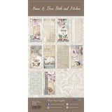 Bloc Scrapbooking 10 Hojas 15x30 Home&Deco 'Bath and Kitchen' PapersForYou