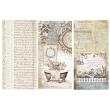 Bloc Scrapbooking 10 Hojas 15x30 Home&Deco 'Bath and Kitchen' PapersForYou