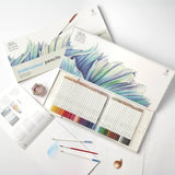Conjunto de 48 lápis de aguarela + bloco e pincel Studio Collection Winsor & Newton