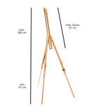 caballete madera de haya siena colart winsor newton