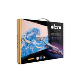 Pintura em barro 3D A Grande Onda de Kanagawa OKTO
