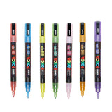 Set 8 Rotuladores PC-3M Purpurina Posca