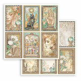 Bloc Scrapbooking 10 Hojas Fortune 12x12 Stamperia