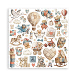 Bloc Scrapbooking 6 Hojas Doble Cara Family Stamperia