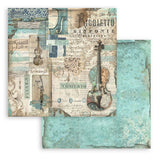Bloc de Scrapbooking Doble Cara Music Stamperia