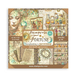 set 22 papeles de scrap a una cara fortune stamperia