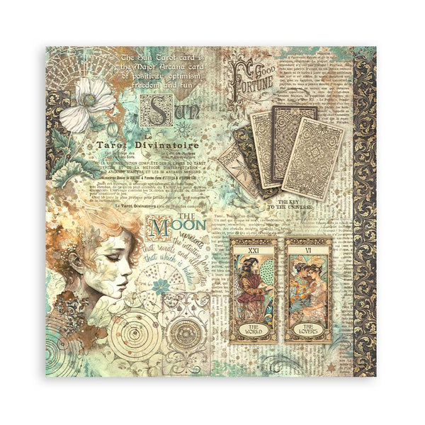 Bloc Scrapbooking 22 Hojas Fortune 12x12 Stamperia