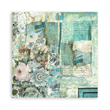 Set 4 Hojas de Tela 30x30 Wonderland Stamperia