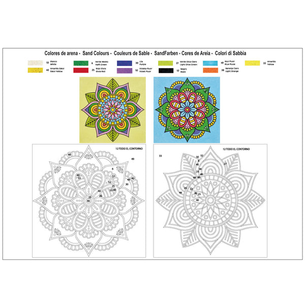 Kit Pintura em Areia Mandalas 14 Arenart
