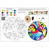 Kit Pintar con Arenas Reloj de Pared Gato Arenart