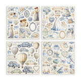 Autocolantes 4 Folhas Timeless Stamperia