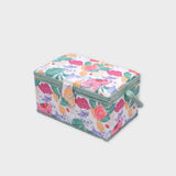 costurero grande verde flores milbby