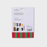 kit para tejer posavasos de ganchillo navidad the lanners