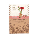 caja clavel rojo puzzle 3D robotime