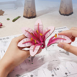 maqueta por piezas robotime lirio rosa