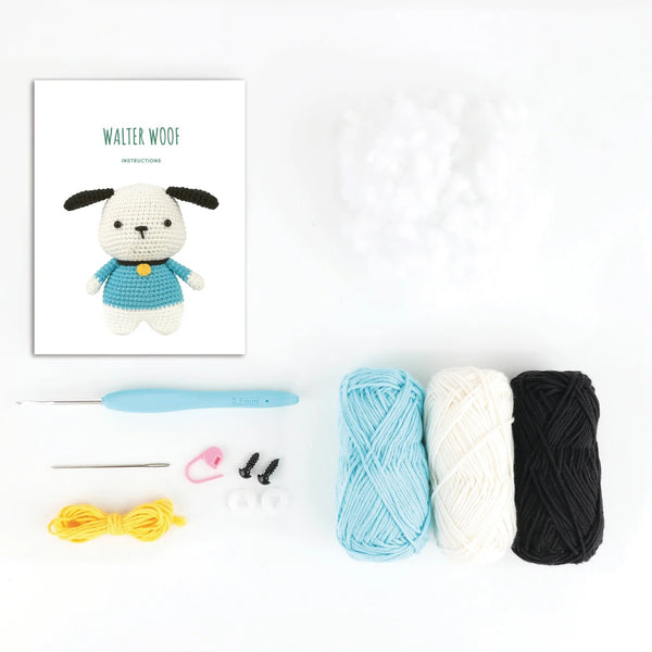 Kit Amigurumi Walter, o Cão Âncora