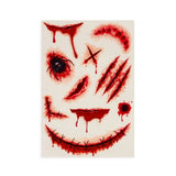 tatuajes temporales creepy halloween legami