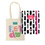 agenda anual 2027 d/p blanco y negro + regalo tote bag mr wonderful