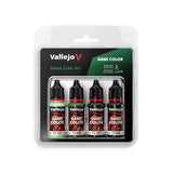 acrilicos vallejo game color set 4 colores verde