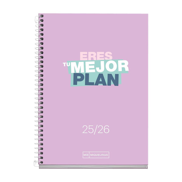agenda 2026 lila pastel inspiracion miquelrius