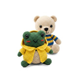 amigurumi milbby osito y rana de ganchillo