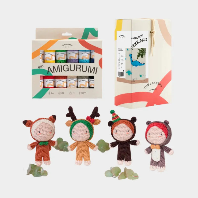 Amigurumis, los simpáticos muñecos de ganchillo japoneses, con kits y materiales para hacerlos paso a paso