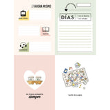 Bloc Scrapbooking A5 8 Hojas + 16 Tarjetas Sobremesa Sami Garra Basic Crea