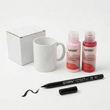 que incluye el kit para pintar tazas del día de la madre milbby