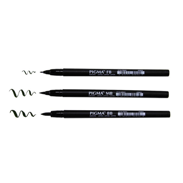 rotulador calibrado brush pen pigma sakura