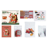 Maqueta navideña DIY con detalles invernales de la marca Robotime