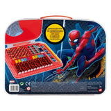 maletín de rotuladores y ceras creativo spiderman actividades para niños