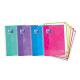 Pack de 5 Cuadernos Oxford A5 Tapa Flexible Colores Fuertes