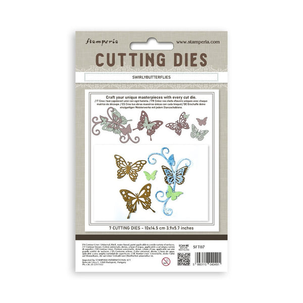 Moldes de corte Stamperia A6 Butterfly