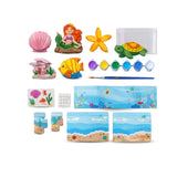 Set 5 Escayolas para Pintar Mundo Marino Layers Of
